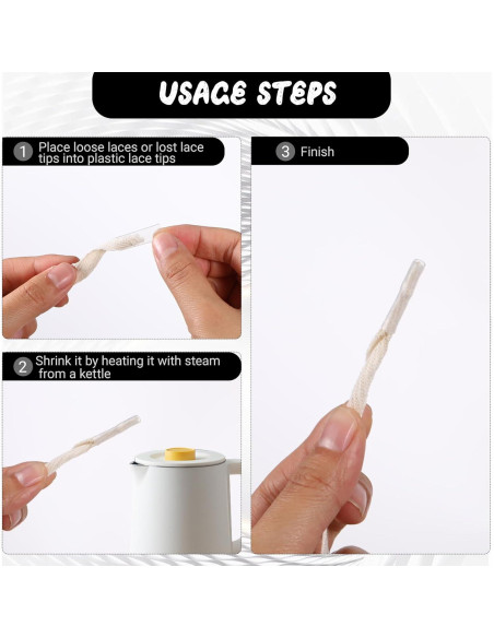 50 Consejos de Reparación de Cordones Hariendny 0.5 cm