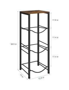 Soporte para Botellas de Agua MOOACE 5 Galones con Estante 2