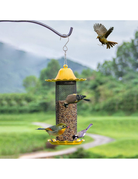 Ganchos Giratorios KUUQA para Colgar Molinos de Viento - 6 Piezas