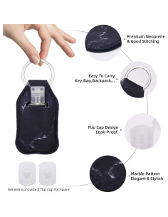 Porta Gel Antibacterial IACA 5 Pack Botellas 30ml Viaje 2