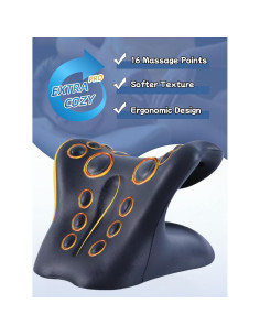 Dispositivo de Tracción Cervical Genérico Negro Pro - Alivio Dolor Cuello 2