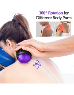 Rodillo de Masaje Yofuly Ergonómico para Alivio Muscular 6.4cm 2