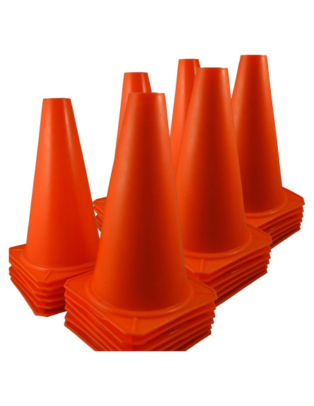 Conos de Entrenamiento Naranjas 23 cm BlueDot Trading - Paquete 36