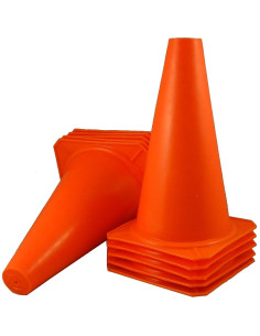 Conos de Entrenamiento Naranjas 23 cm BlueDot Trading - Paquete 36 2