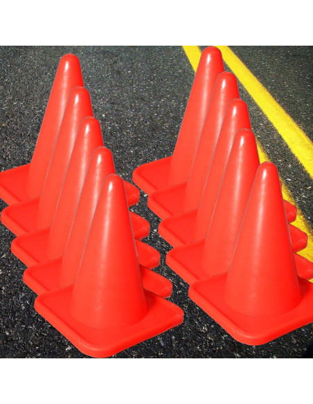 Conos de Entrenamiento Naranjas 23 cm BlueDot Trading - Paquete 36