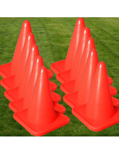Conos de Entrenamiento Naranjas 23 cm BlueDot Trading - Paquete 36