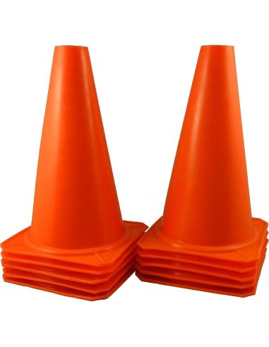 Conos de Entrenamiento Naranjas 23 cm BlueDot Trading - Paquete 36