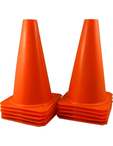 Conos de Entrenamiento Naranjas 23 cm BlueDot Trading - Paquete 36