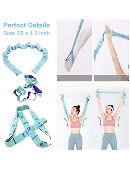 Correa Elástica de Estiramiento Jocaluyia 139.7cm Ajustable