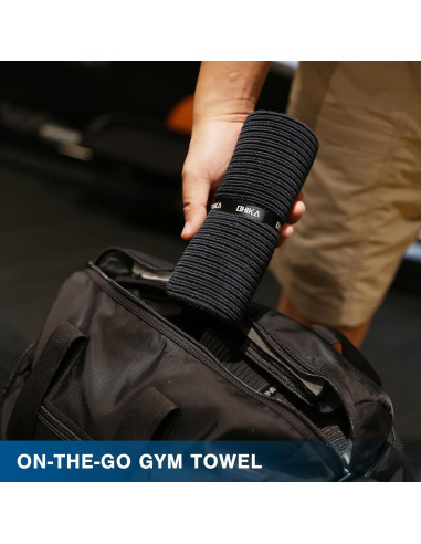 Toallas de Gimnasio OHIKA Microfibra 68.6x40.6cm Paquete de 6