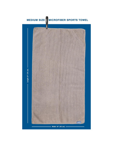 Toallas de Gimnasio OHIKA Microfibra 68.6x40.6cm Paquete de 6
