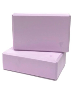 Conjunto de 2 Bloques de Yoga de Espuma Oak y Reed Rosa