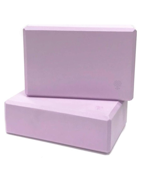 Conjunto de 2 Bloques de Yoga de Espuma Oak y Reed Rosa
