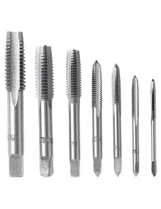 Juego de 7 Machos de Rosca M3 a M12 Fongmore Acero HSS