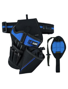 KUNN Funda para Taladro Diestro 3 en 1 con Cinturón y Pulsera
