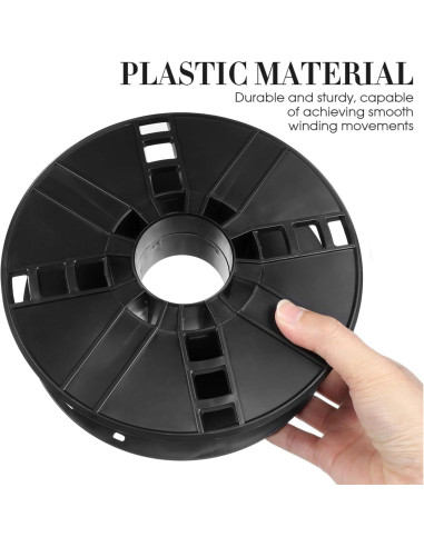 Organizador de Cables UKCOCO 2 Piezas Plástico Negro 20x5.7cm