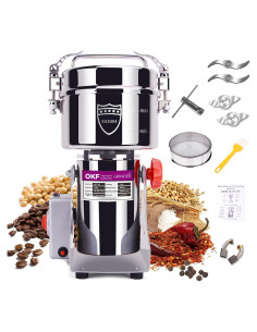 Molino de Granos OKF 750g Acero Inoxidable 304 2800W