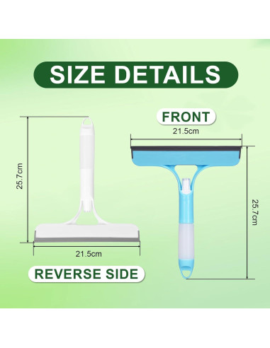 Raspador de limpieza de ventanas 3 en 1 FZHZVVZPY Blanco