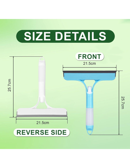 Raspador de limpieza de ventanas 3 en 1 FZHZVVZPY Blanco