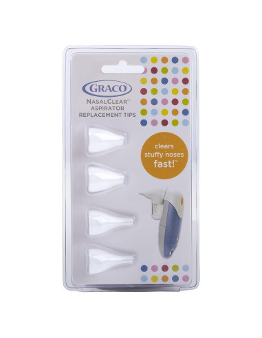 Consejos de Reemplazo Graco NasalClear - 4 Piezas Silicona