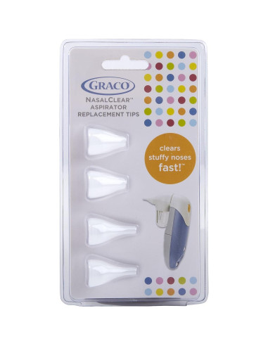 Consejos de Reemplazo Graco NasalClear - 4 Piezas Silicona