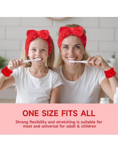 Conjunto Diademas y Muñequera Rojas BADGIRRL - Spa y Maquillaje