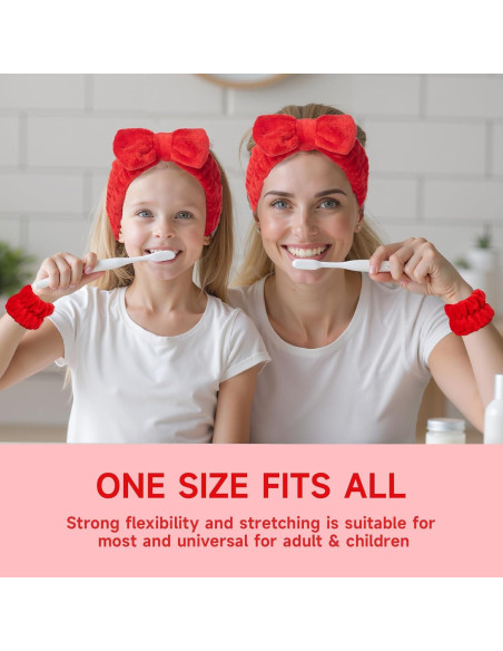 Conjunto Diademas y Muñequera Rojas BADGIRRL - Spa y Maquillaje