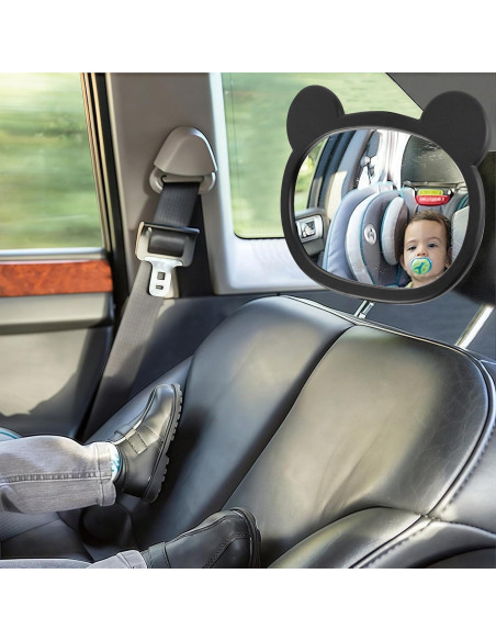 Espejo de Coche para Bebé AMZAUTO - Asiento Mirando Atrás