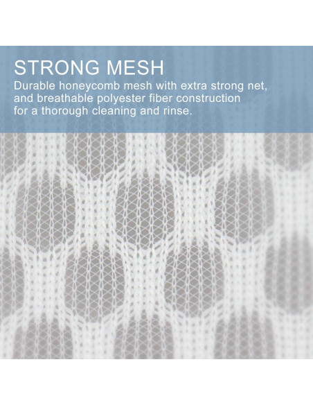 Bolsa de Lavandería de Malla Genérica 3 Pcs 30x40 cm