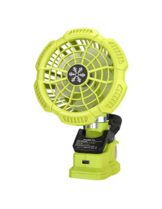 Ventilador Clip Inalámbrico WaxPar 18V 3 en 1 con USB