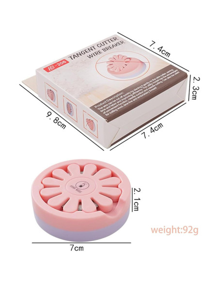 Cortador de Hilo Aweoisa con Imán Doble Cara y 12 Posiciones