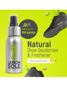 Desodorante Natural para Zapatos Lemon Sole - Spray 68g 2