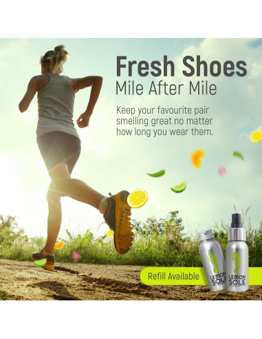 Desodorante Natural para Zapatos Lemon Sole - Spray 68g