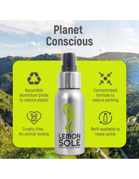 Desodorante Natural para Zapatos Lemon Sole - Spray 68g