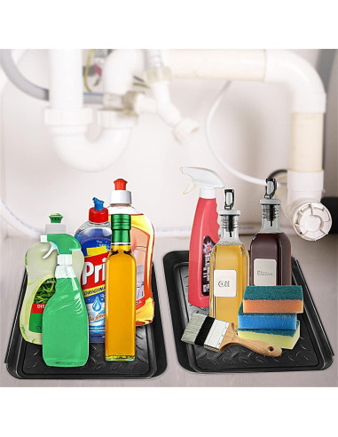 Bandeja de Goteo Bajo el Fregadero 35.1x27.4cm Plástico