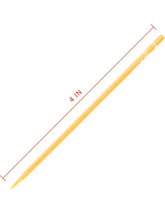 Palitos de Bambú Natural DecorRack 10.16 cm - 300 Piezas 2