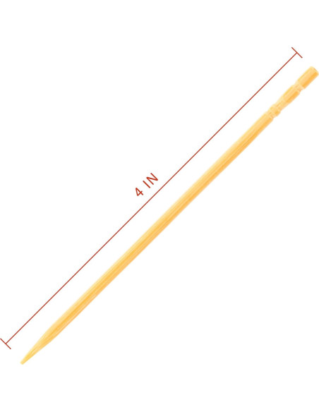 Palitos de Bambú Natural DecorRack 10.16 cm - 300 Piezas