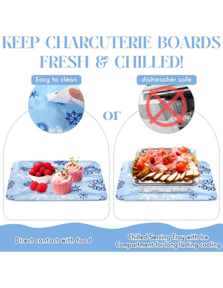 Set de 8 Piezas Mat de Hielo Reutilizable Meanplan 30 cm