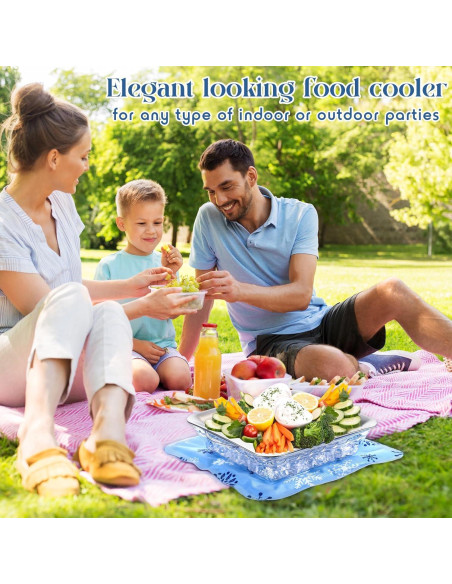 Set de 8 Piezas Mat de Hielo Reutilizable Meanplan 30 cm