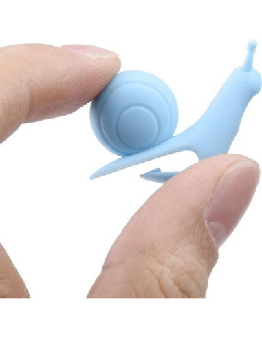 Soportes de Bolsa de Té en Silicona EBOOT - 10 Piezas Caracol