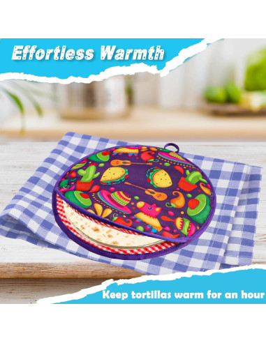 Bolsa Calentadora de Tortillas 30 cm Loghohu Multicolor