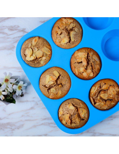 Molde de Silicona para Muffin CAKETIME - 3 Piezas 12 y 24 Tazas