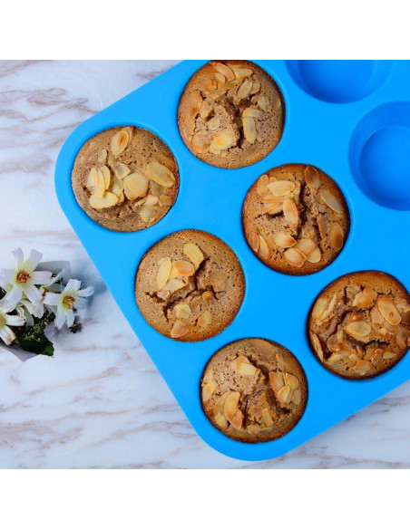 Molde de Silicona para Muffin CAKETIME - 3 Piezas 12 y 24 Tazas