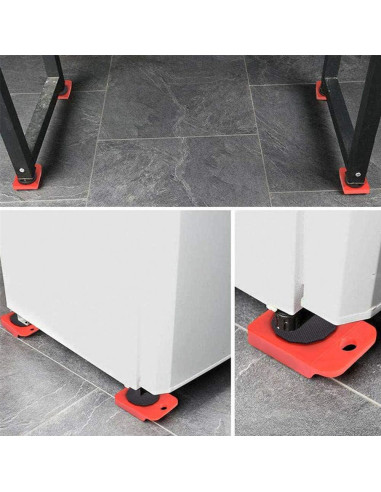 Juego de herramientas para mover muebles OUKEYI 5 pcs 150kg