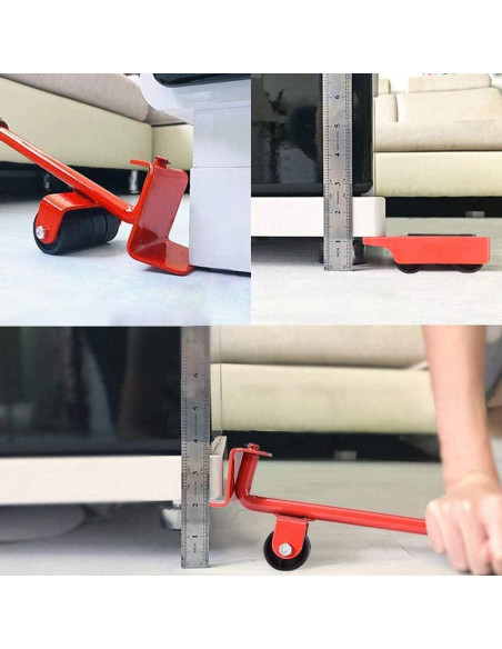 Juego de herramientas para mover muebles OUKEYI 5 pcs 150kg