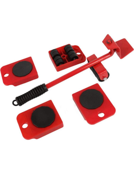 Juego de herramientas para mover muebles OUKEYI 5 pcs 150kg