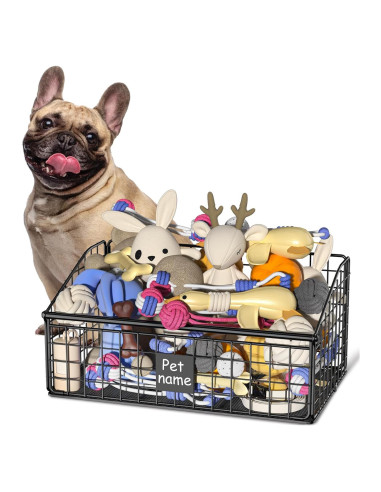 Caja de Almacenamiento de Juguetes para Perros Foellstoe 41.91x27.43x21.59cm