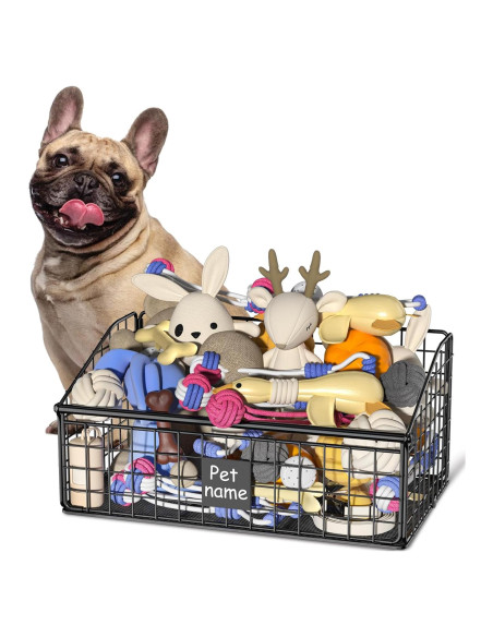 Caja de Almacenamiento de Juguetes para Perros Foellstoe 41.91x27.43x21.59cm