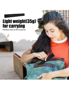 Abanico Plegable Negro WLTRICH de Seda 38cm para Bodas y Fiestas 2