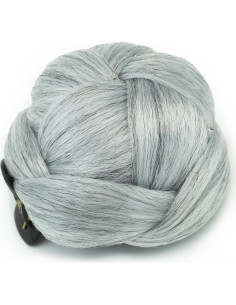 Creador de Moño Trenzado IMISSU Gris Blanco - Accesorio para Peinado 2